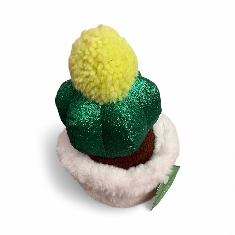 FAO Schwarz Glittery Green and Yellow Cactus Plush
